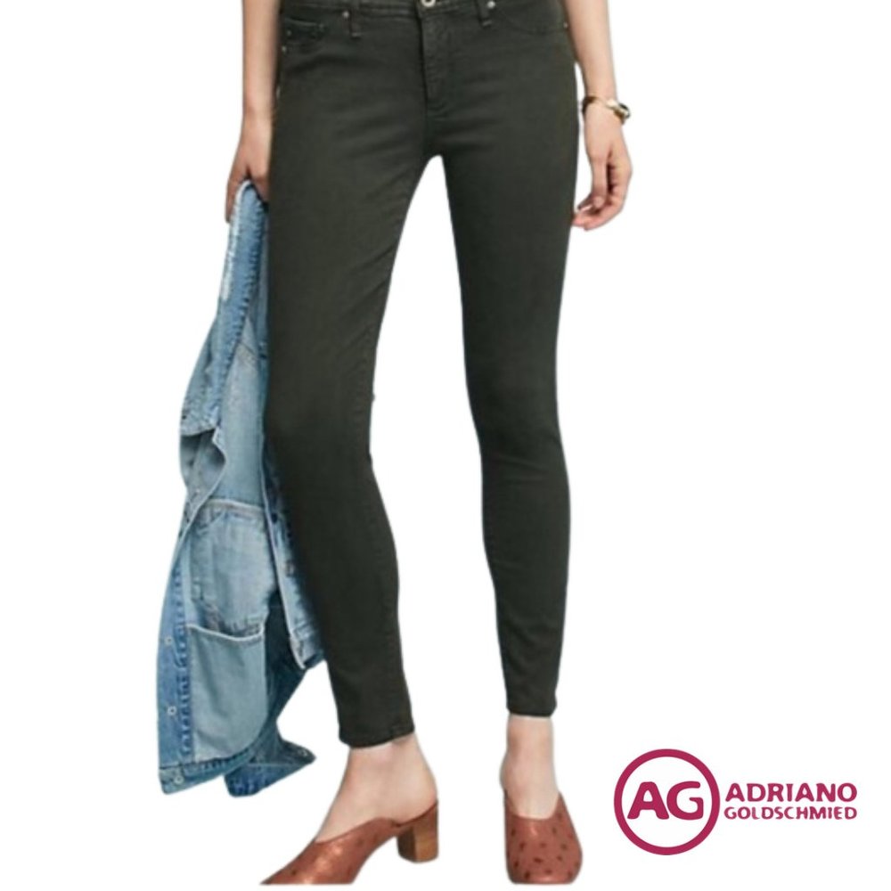 AG Adriano Goldschmied Abbey Mid-Rise Ankle Skinny Jeans Women's Size 29R